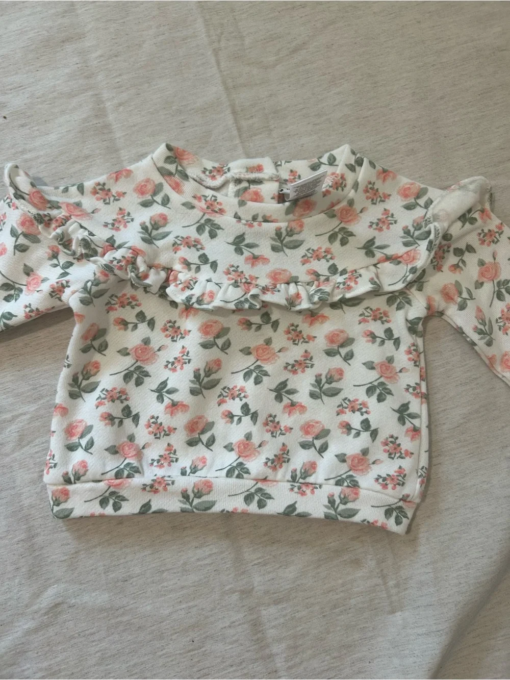 H&M Pink Watermelon Ruffle Pajama Top & Bodysuit Set with Yellow Pooh Tee